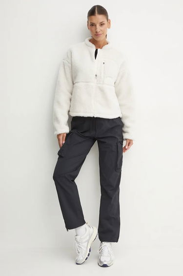 Яке The North Face White Cropped Fleece Jacket Бяло | NF0A88ZBQLI1, 1