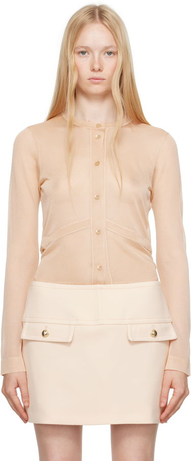 Пола Tom Ford TOM FORD Long Sleeve Knit Cardigan Бежово | CAK374-YAX865, 0