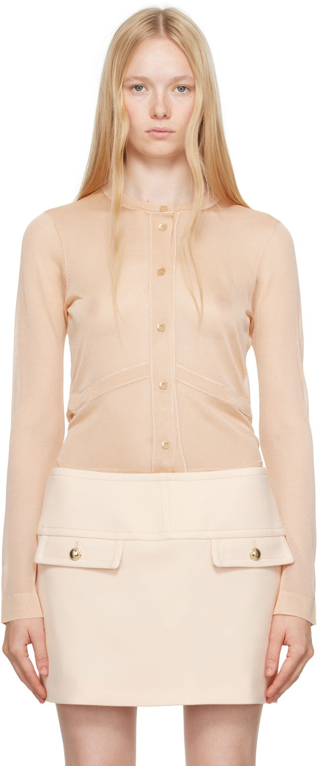 TOM FORD Long Sleeve Knit Cardigan