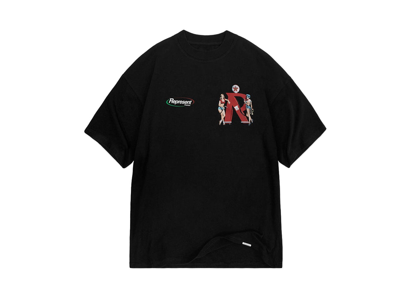 Тениска Represent Clo Represent Represent Premium T-shirt Off Black Черно | M05239-171, 0