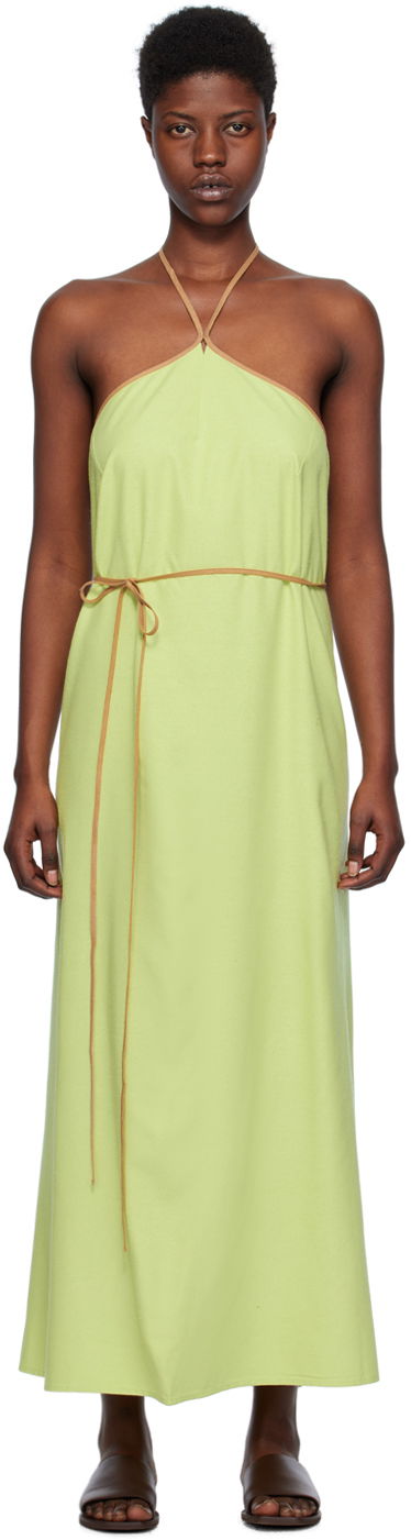 Pокля Baserange Baserange Ligo Maxi Dress Зелено | DRLI-WS-SP24, 0