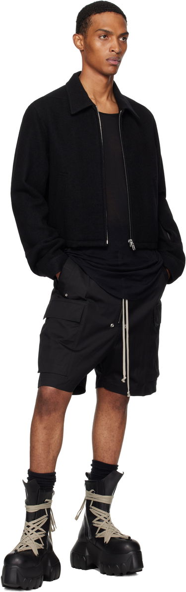 Къси панталони Rick Owens Rick Owens Concordians Cargobela Shorts Черно | RU02E1360 TE, 3