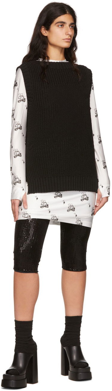 Pокля We11done Printed Mini Dress Бяло | WD-TO1-22-572-W-WH, 3