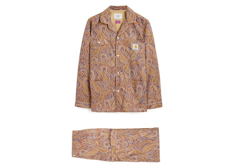Пижама Carhartt WIP Liberty x Fabric Paisley Park Liberty Print Pyjama Set Brown Кафяво | i031017-22f-1a9xx, 0