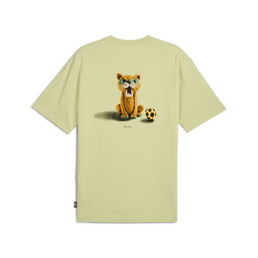 Тениска Puma GRAPHICS The Cat T-Shirt Зелено | 629411_37, 6