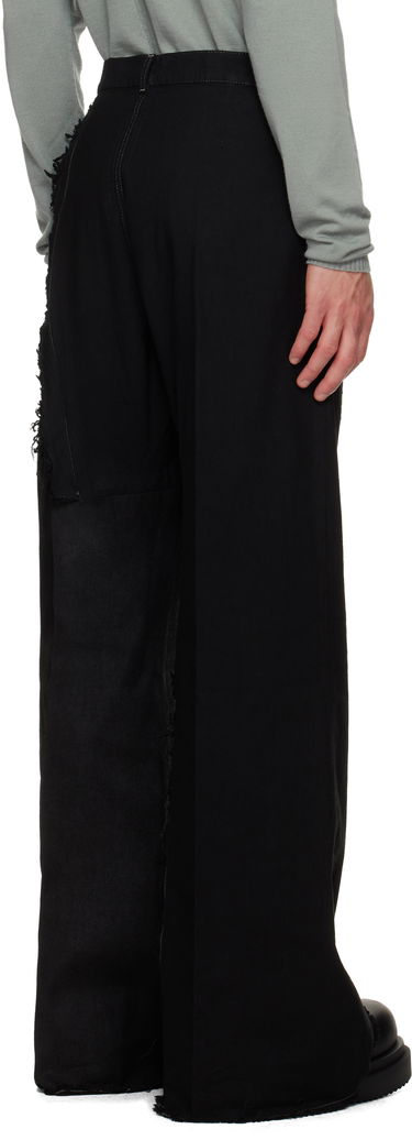 Дънки Rick Owens Concordians Joris Wide-Leg Distressed Jeans Черно | RR02E1308 BBCL, 2