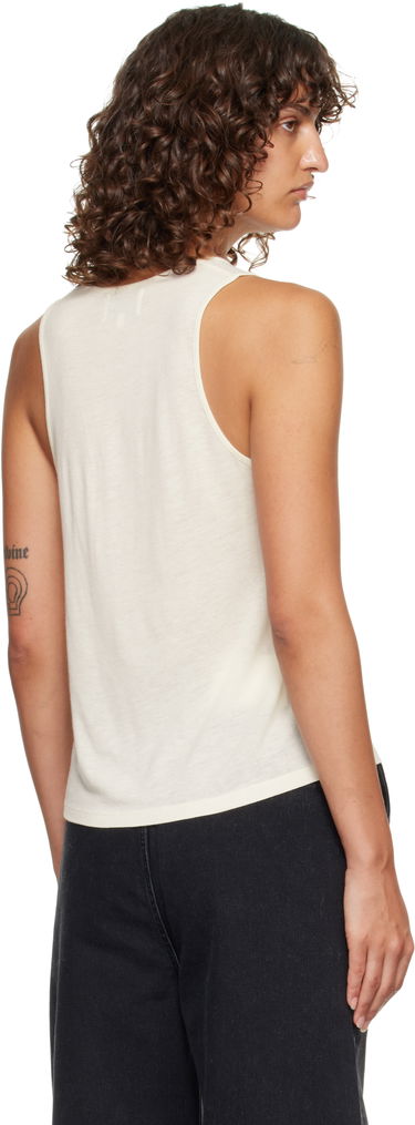 Потник Loulou de Saison Loulou de Saison Albia LDS Jersey Tank Top Бяло | ALBIA LDS, 2