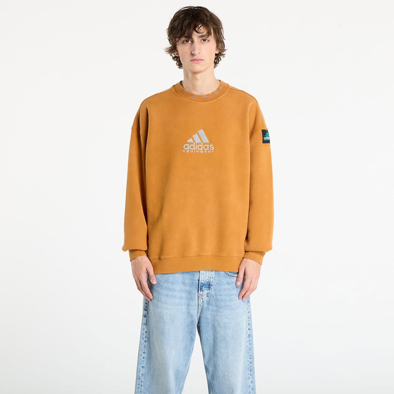 Суитчър adidas Originals Adidas Equipment Reflective Embroidery Crew Sweatshirt Оранжево
 | JX1457, 0