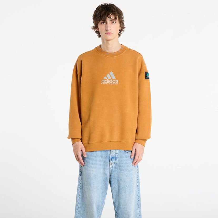 Суитчър adidas Originals Adidas Equipment Reflective Embroidery Crew Sweatshirt Оранжево
 | JX1457