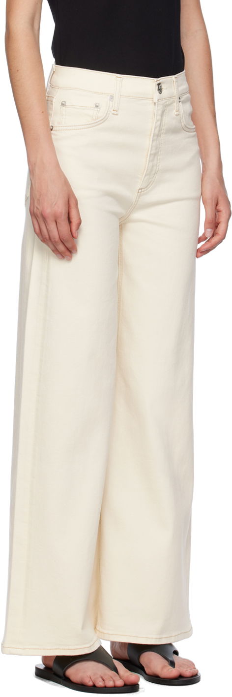 Дънки rag & bone Sofie Ankle Wide-Leg Jeans Бяло | WDD24P2993BREC, 1