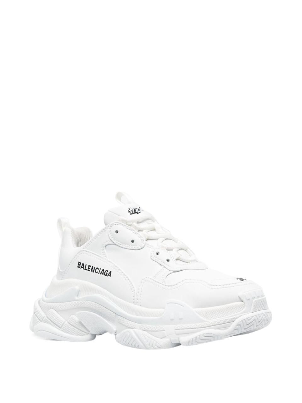 Кецове и обувки Balenciaga Triple S Sneaker Бяло | 524039W2FA59000, 1