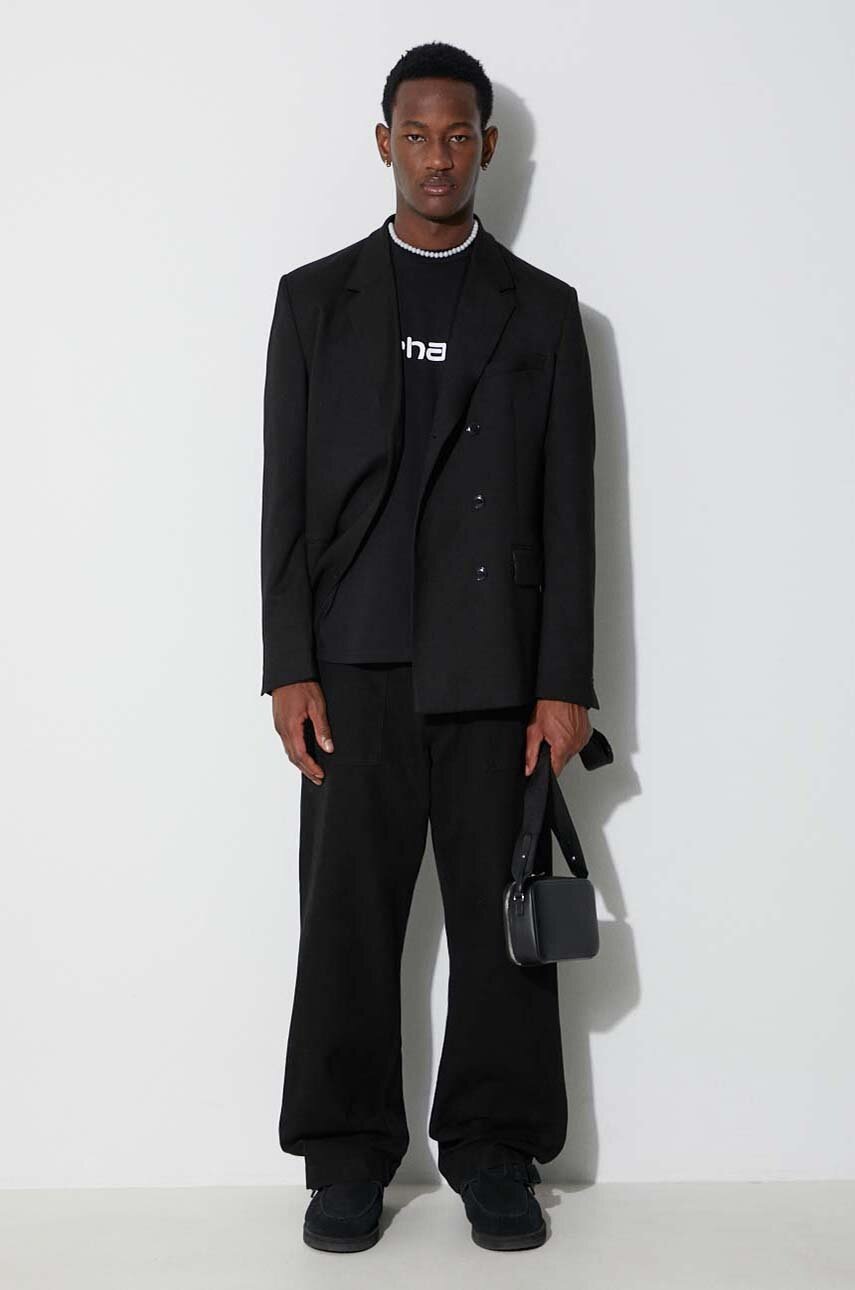 Тениска Carhartt WIP Script T-Shirt TREEHOUSE Черно | I031047, 1