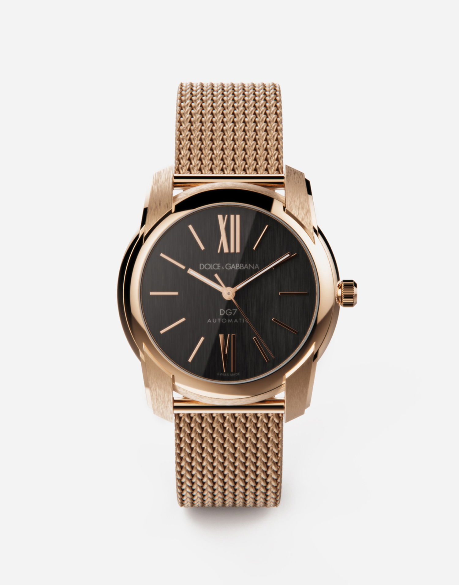 Часовник Dolce & Gabbana Dolce & Gabbana DG7 Automatic Watch with Milanese Mesh Bracelet Металик | WWEE1GWW02087534, 0