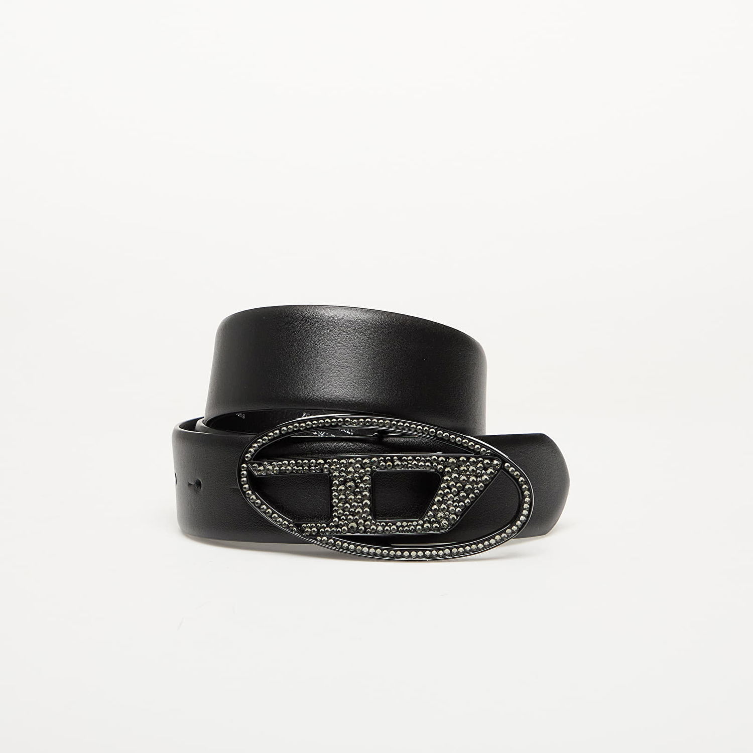 Колани Diesel Diesel Oval D Logo B-1Dr Strass Belt Черно | X09611_P6364 Shiny Black, 0