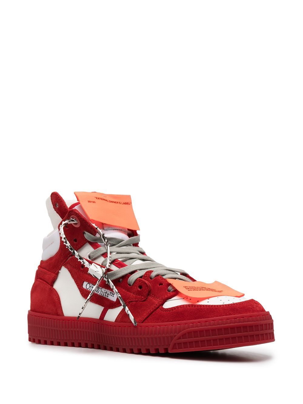 Кецове и обувки Off-White Off Court 3.0 "White and Red" Червено | OMIA065R21LEA0020125, 1