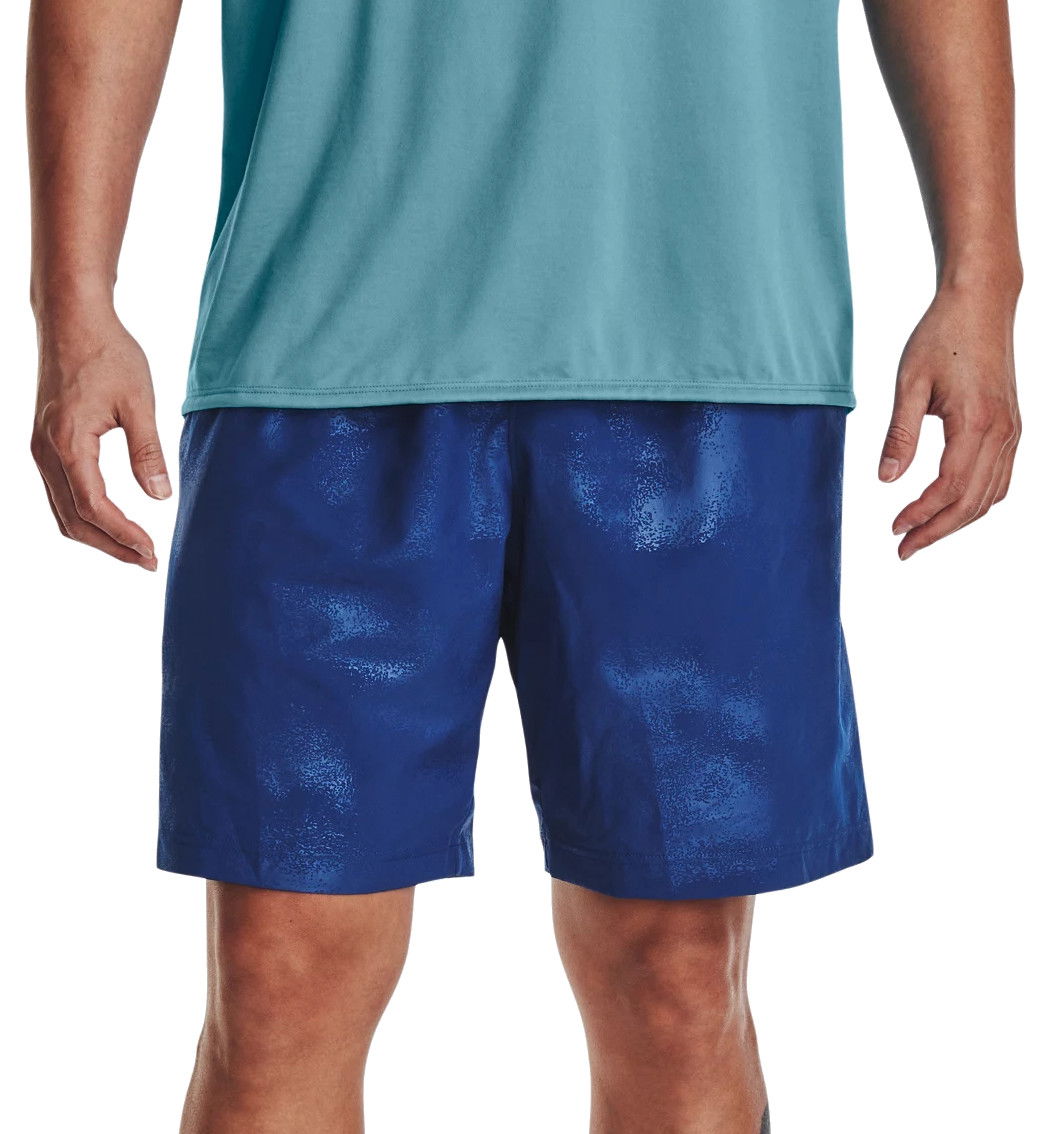 Къси панталони Under Armour Woven Emboss Shorts Тъмно синьо | 1377137-471, 0