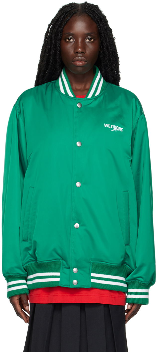 Яке бомбър We11done Oversized Bomber Jacket Зелено | WD-JP3-22-030-U-GR, 0