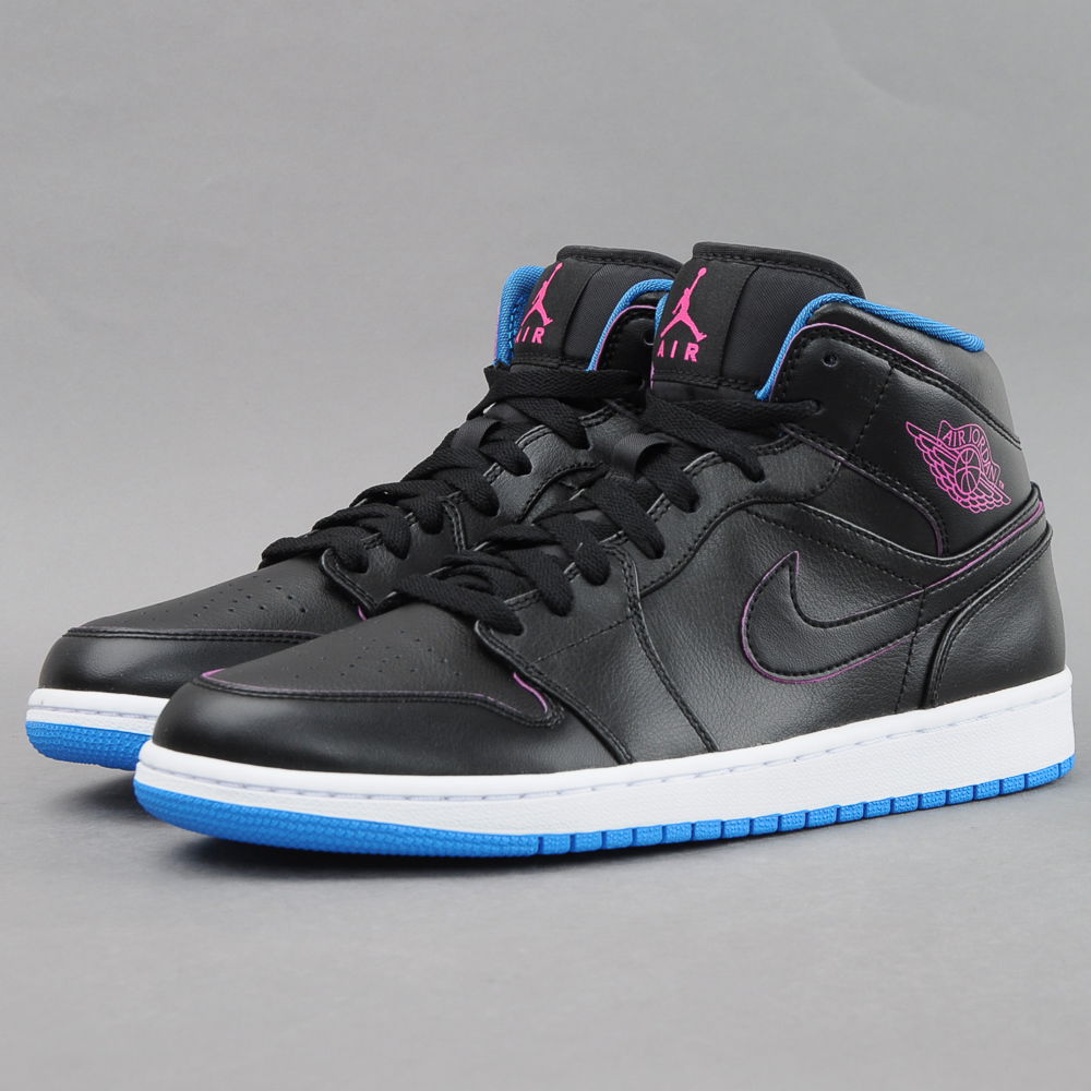 Кецове и обувки Jordan Air Jordan 1 Mid "Radio Raheem" Черно | 554724-029, 1
