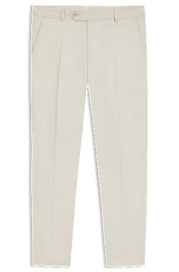 Панталони BOSS Tapered-Fit Stretch Trousers Бежово | 50544005, 0
