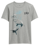 T-Shirt Shark Print