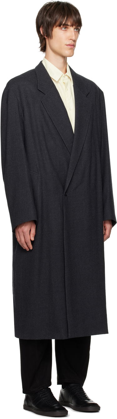 Палта LEMAIRE Lemaire Maxi Double Breasted Coat Сиво | CO1074 LF1302, 1