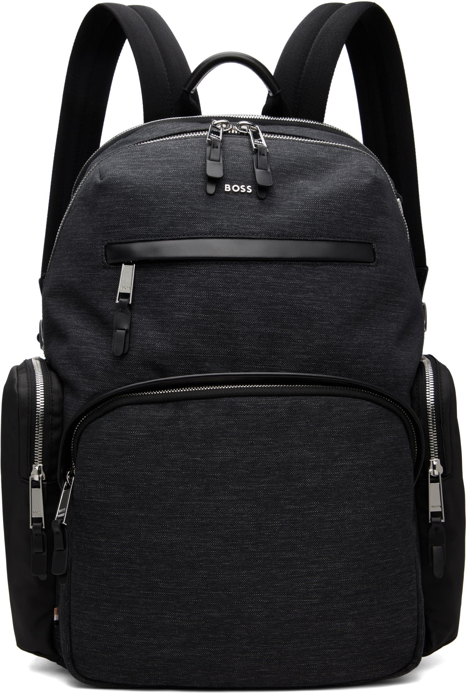 Раница BOSS Textured Fabric Hardware Backpack Черно | 50548018, 0