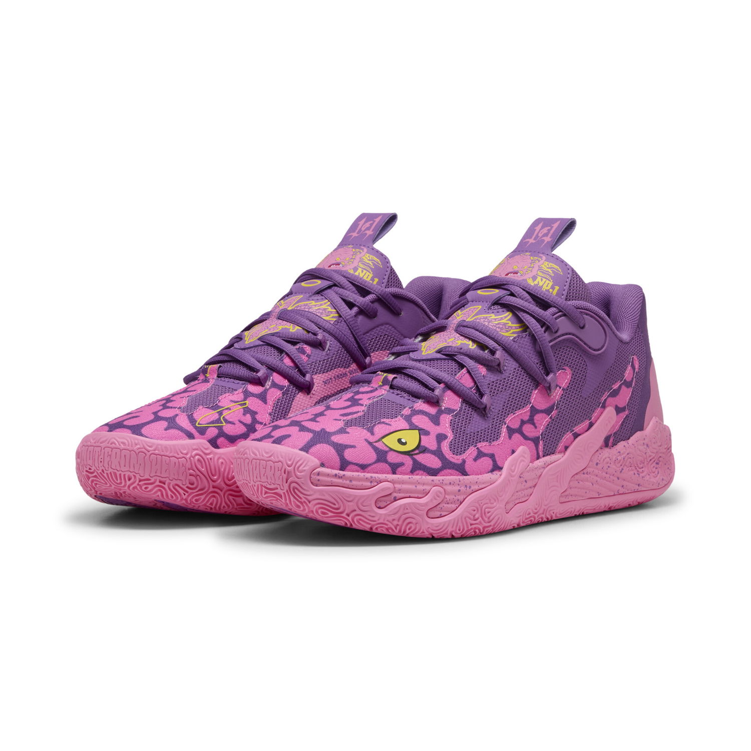 Кецове и обувки Puma PUMA HOOPS x TMNT MB.03 Lo Krang Лилаво | 311327_01, 1