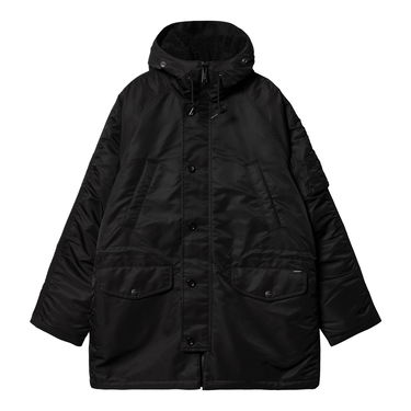 Парка Carhartt WIP Hooded Parka with Faux-Fur Lining Черно | I033929_9, 7
