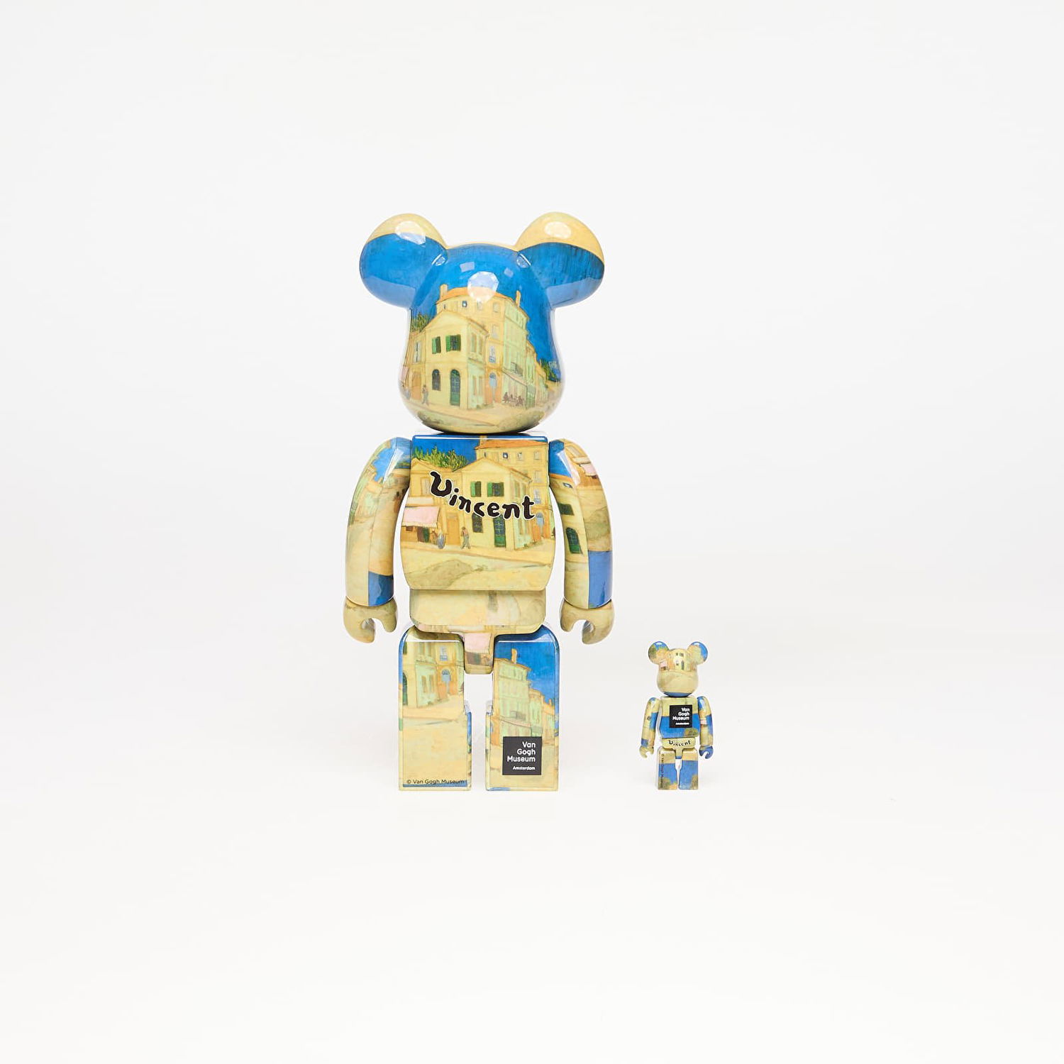 Колекционерско Medicom Toy Van Gogh The Yellow House (The Street) Bearbrick Figure 100% & 400% Set Многоцветен | 4530956618715, 1