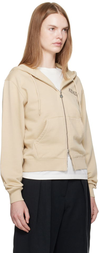 Суитчър KENZO Kenzo 'KENZO City' Zip-Up Hoodie Бежово | FF62HO2514MF, 1