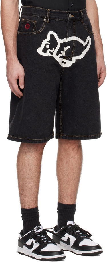 Къси панталони BBC IceCream ICECREAM Running Puppy Denim Shorts Синьо | IC24415, 4