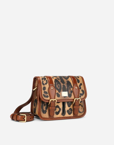 Чанта през рамо Dolce & Gabbana Small Messenger Bag With Branded Plate Многоцветен | BB6933AW384HYNBM, 1