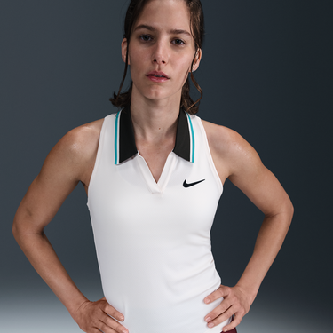Потник Nike NikeCourt Slam Dri-FIT Tennis Tank Бяло | FZ6752-110, 2
