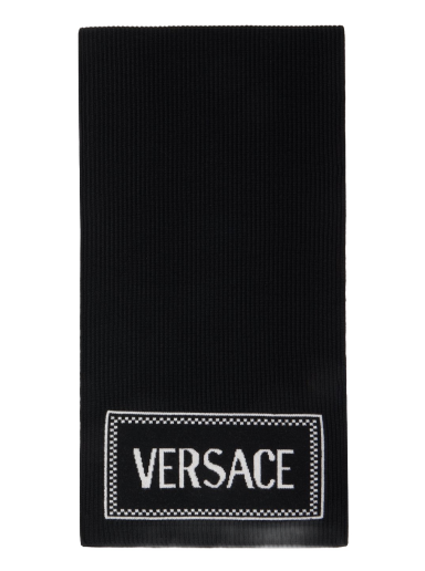 Шал Versace Knit Scarf Черно | 1011496_1A07842