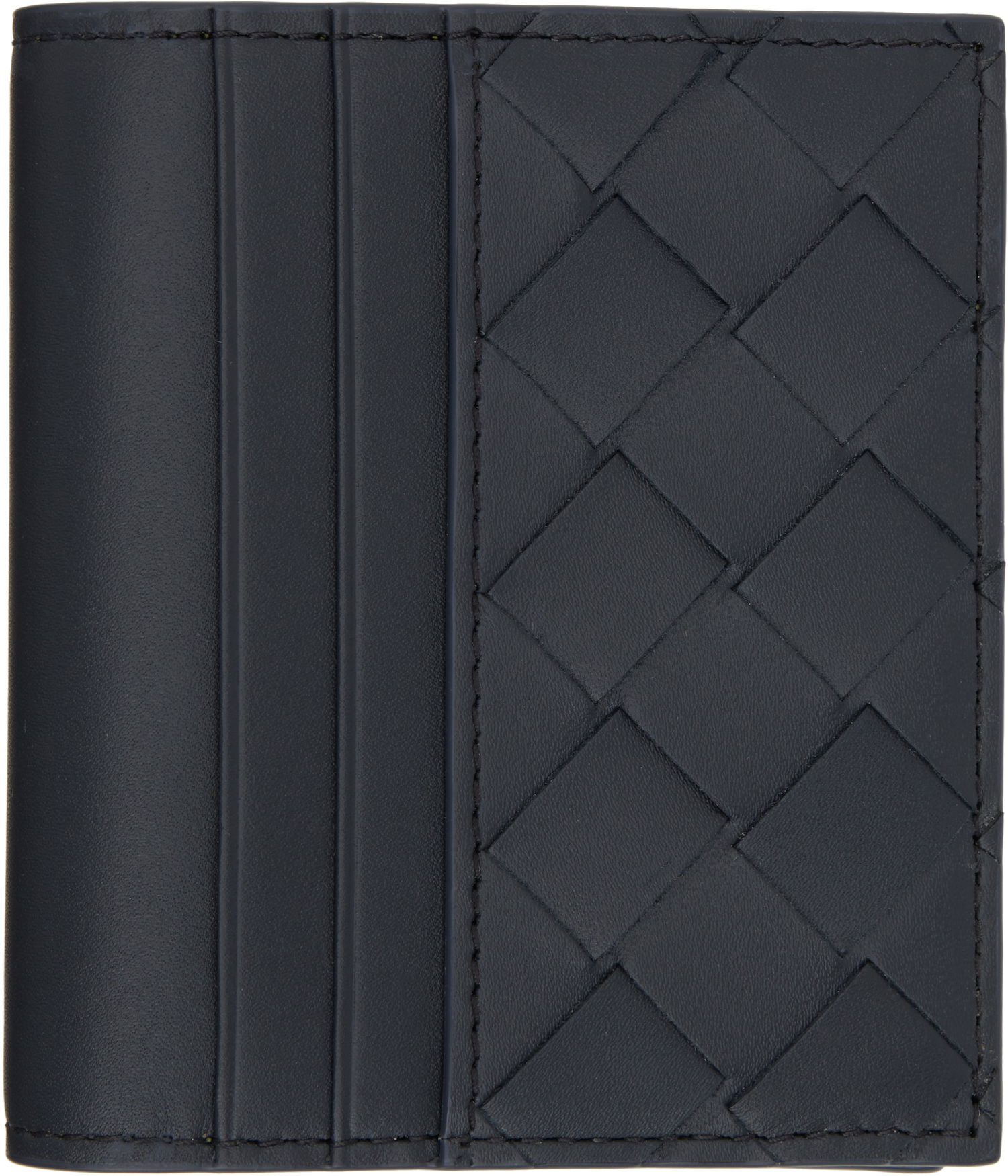 Портфейл Bottega Veneta Intrecciato Leather Bill Card Holder Черно | 793863 VCPQ5 4225, 0