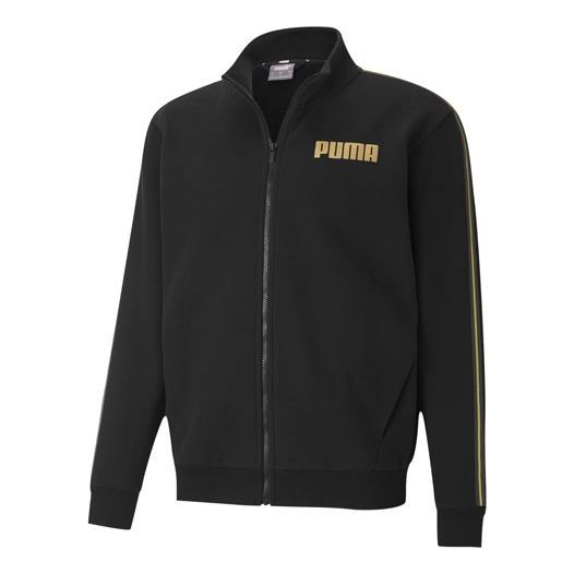 Суитчър Puma Metallic Logo Stand Collar Jacket Черно | 587666-01, 0