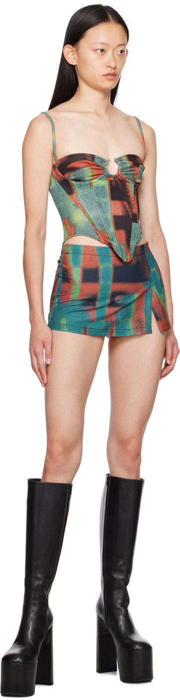 Пола Miaou Miaou Deia Printed Corset Top Многоцветен | 7069VC2RST, 3