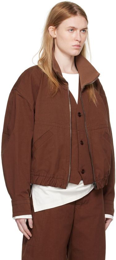 Яке бомбър LEMAIRE Lemaire Layered Jacket Кафяво | OW1065 LF1220, 1
