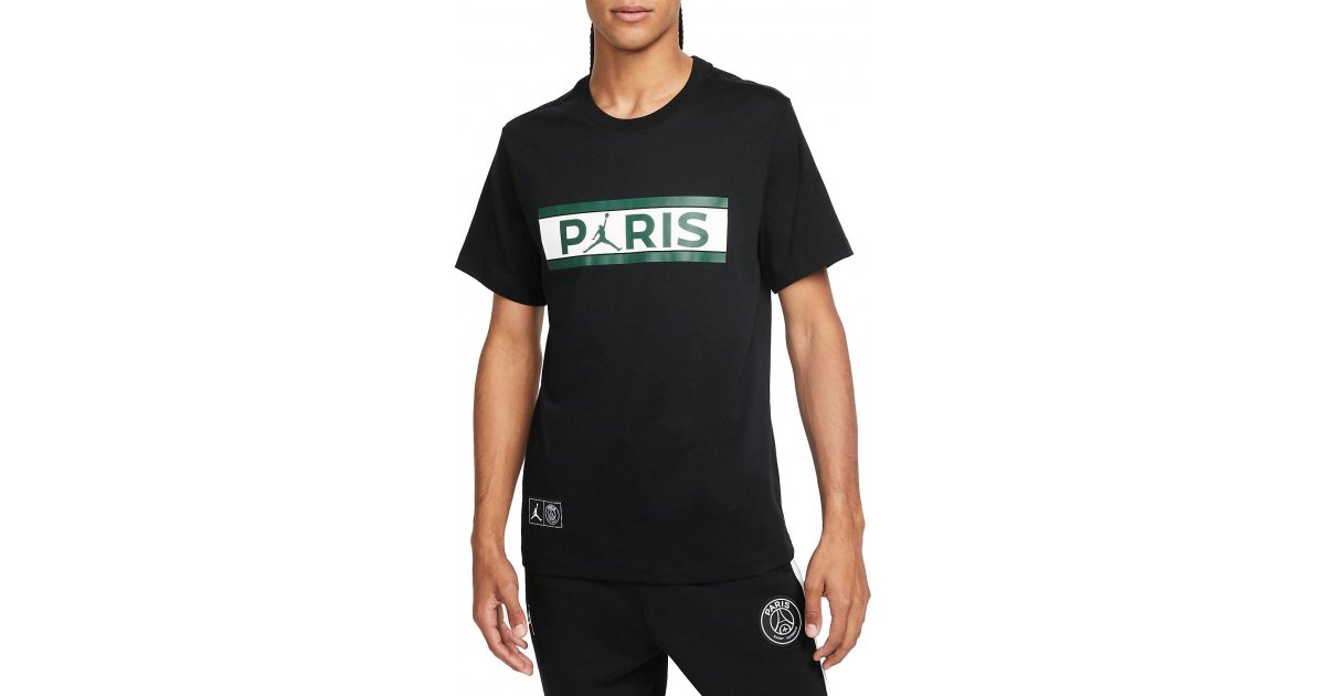 Тениска Jordan Paris Saint-Germain Wordmark Черно | db6510-010, 1