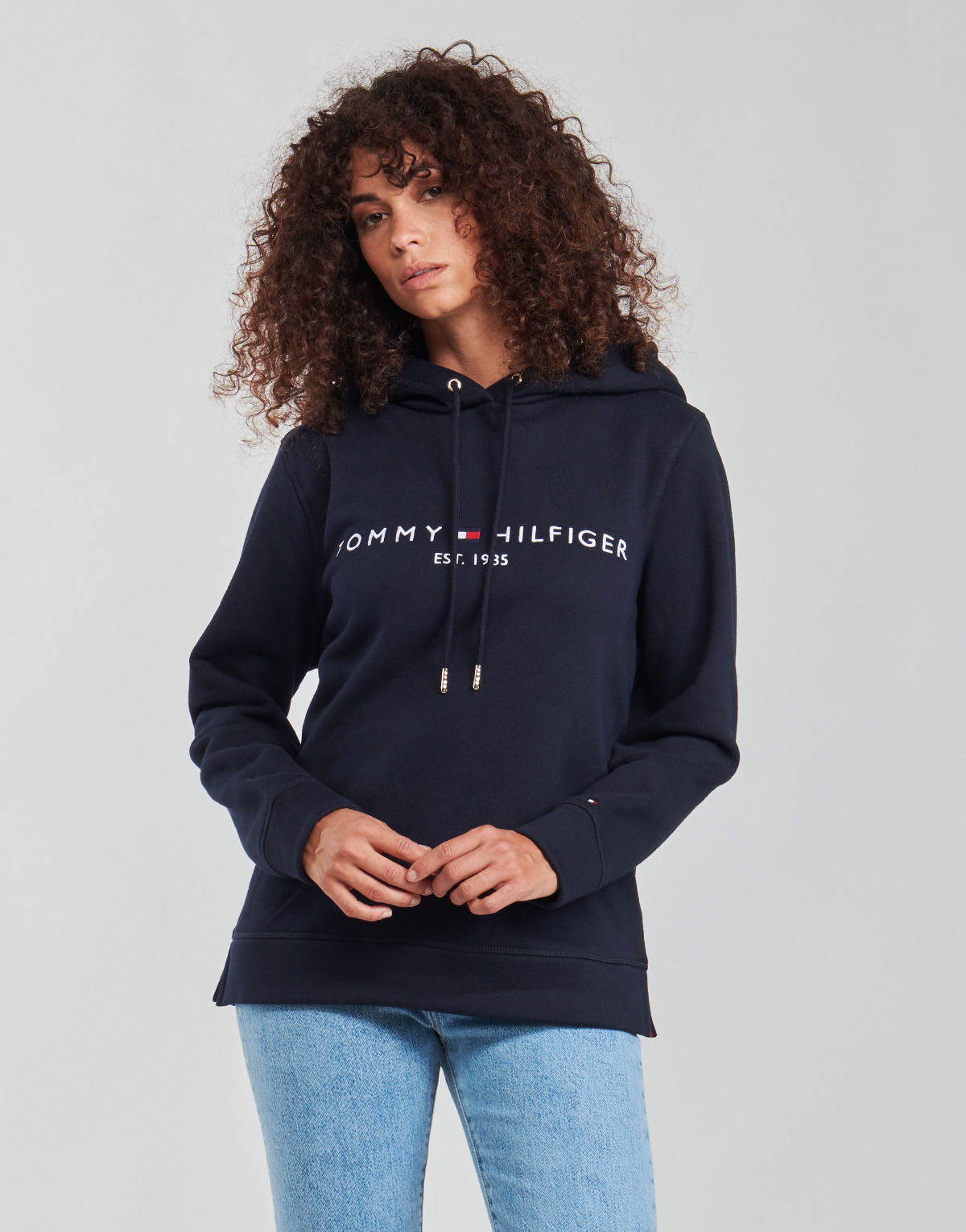 Суитчър Tommy Hilfiger HERITAGE HOODIE Тъмно синьо | WW0WW31998-DW5-NOS, 1