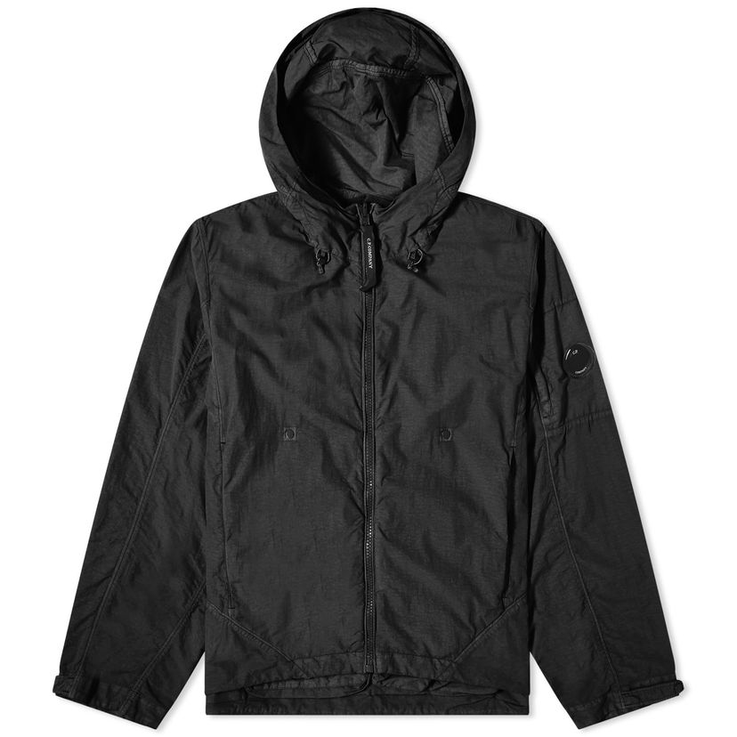 Яке C.P. Company Flatt Nylon Reversible Hooded Jacket Черно | CMOW014A-005991G-999