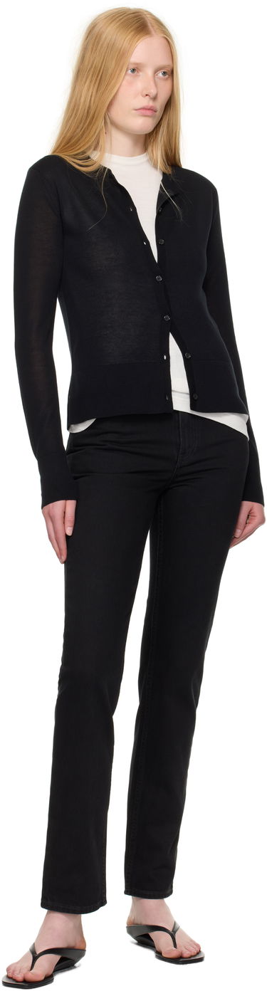 Дънки TOTEME TOTEME High Slim Jeans Черно | 252-WRB0271-FB0046, 3