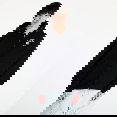 Суитчър BAPE Over Print Full Zip Hoodie Черно | 001ZPK801002M BLK, 0