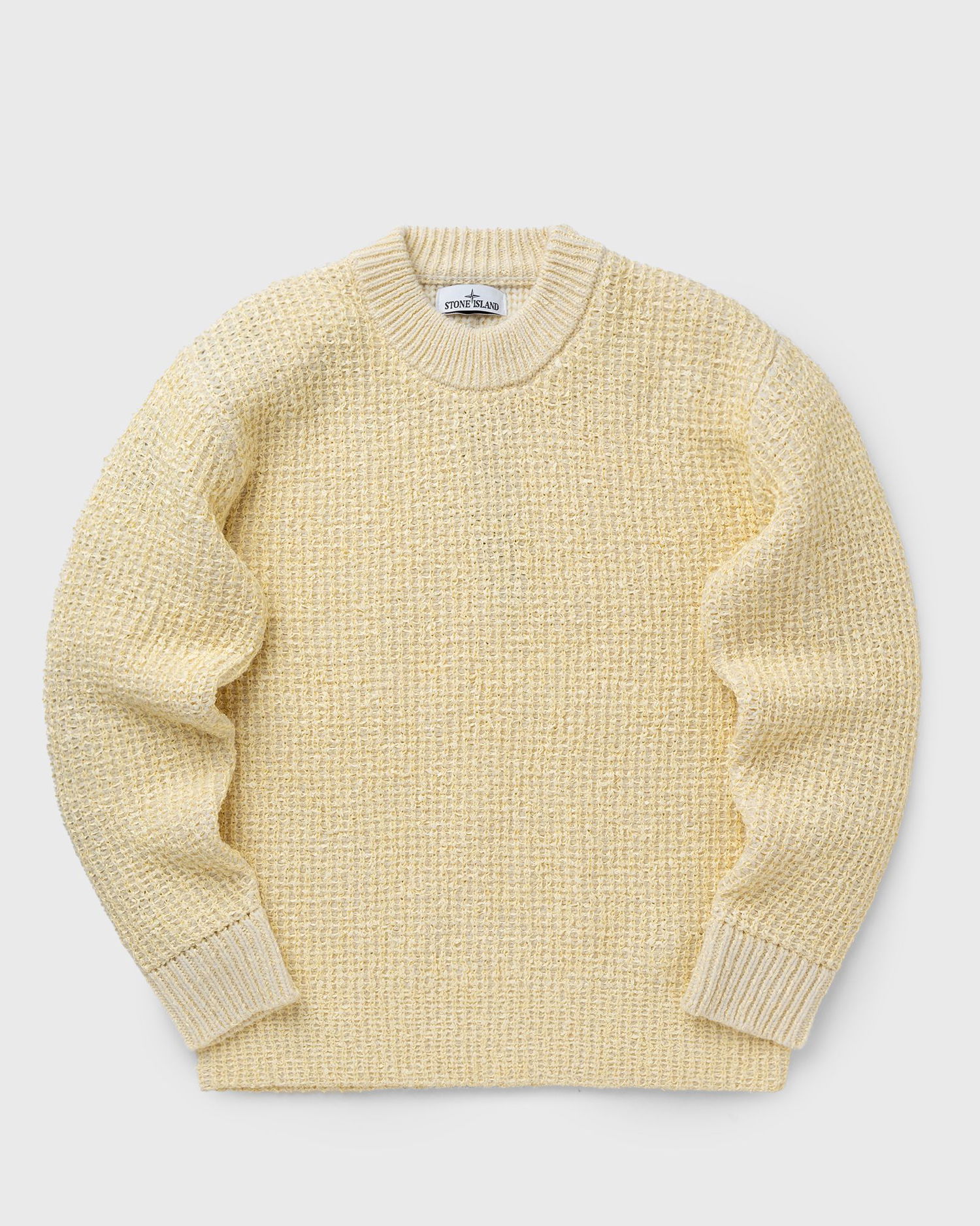 Пуловер Stone Island MARINA DOUBLE WEAVE WOOL NYLON SWEATER Бежово | 8115541XA.V0035, 0