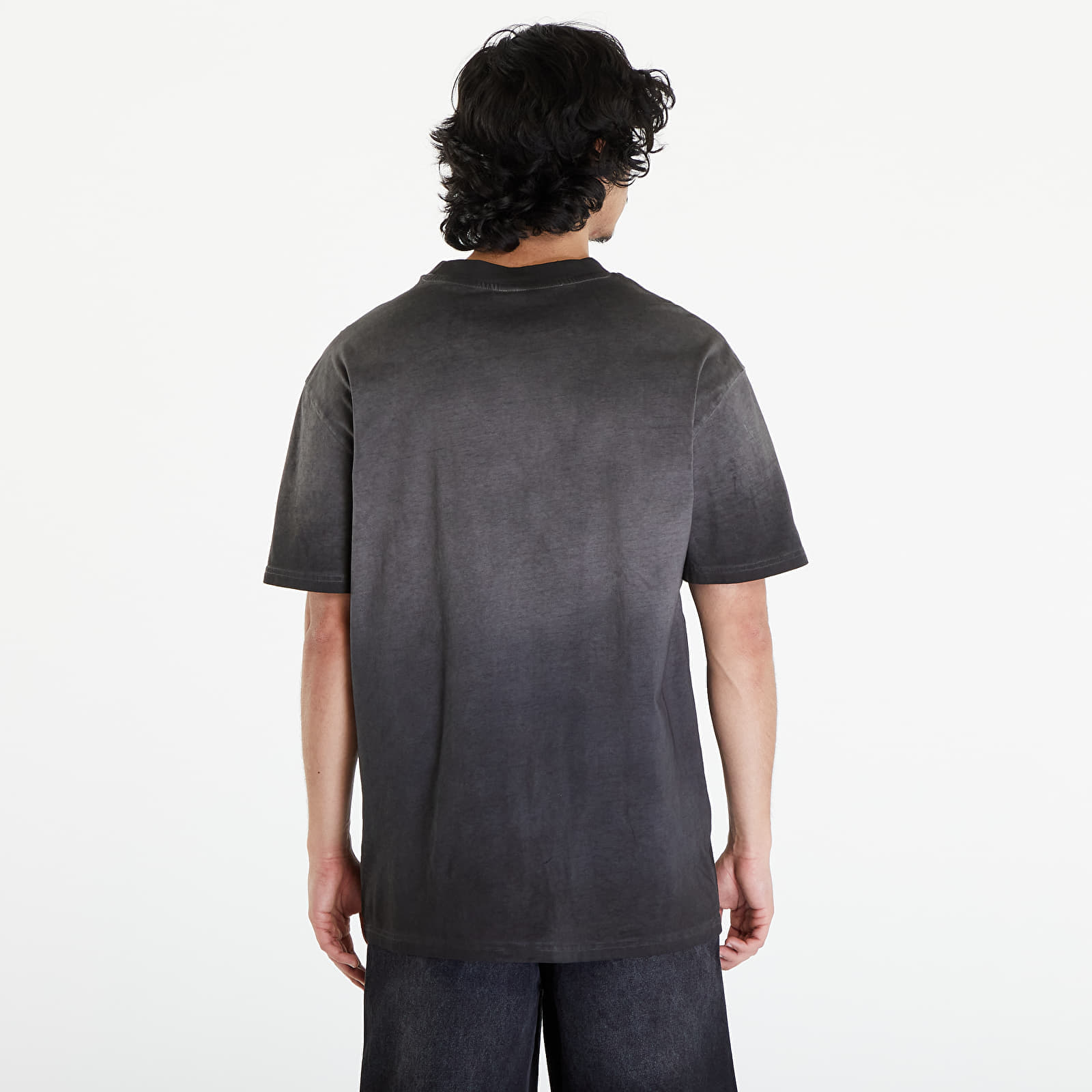 Oversized Sun Bleached Tee Black, 1