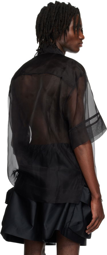 Риза Simone Rocha Simone Rocha Carnation Pocket Boxy Shirt Черно | 5332 0360, 2