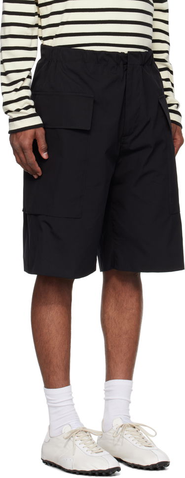 Къси панталони Jil Sander Jil Sander Embroidered Logo Cargo Shorts Черно | J47KA0279_J45292, 1