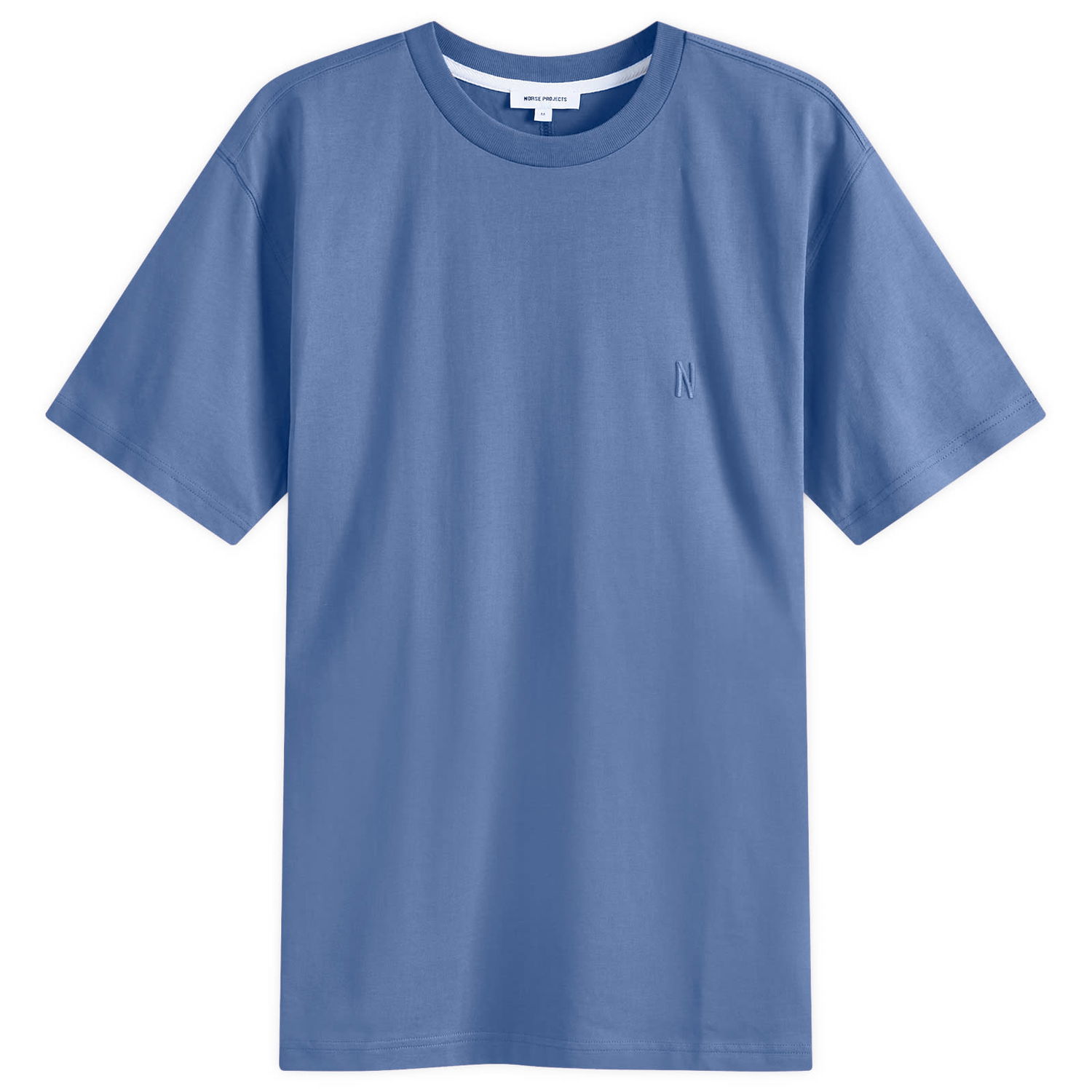 Тениска NORSE PROJECTS Johannes Organic N Синьо | N01-0643-7187, 0