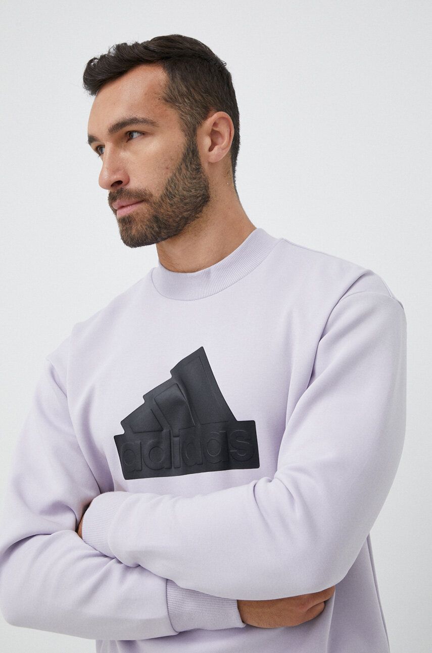 Суитчър adidas Originals Future Icons Badge of Sport Crew Sweatshirt Лилаво | IC3743, 0
