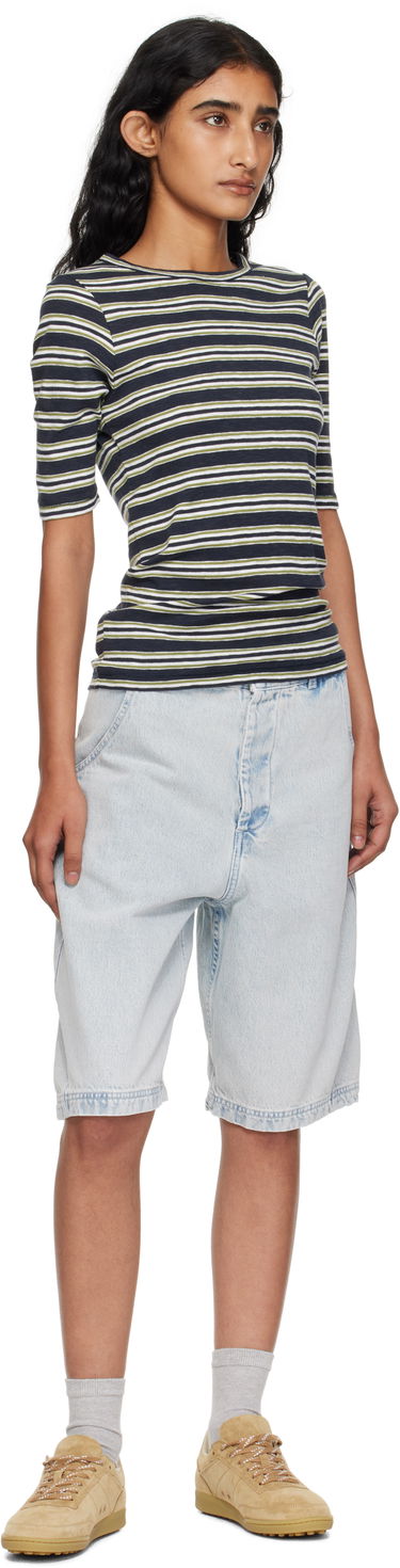 Тениска YMC YMC Striped Tee Тъмно синьо | Q6YMK, 3